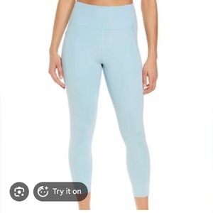Girlfriend Collective Light Blue Leggings, S